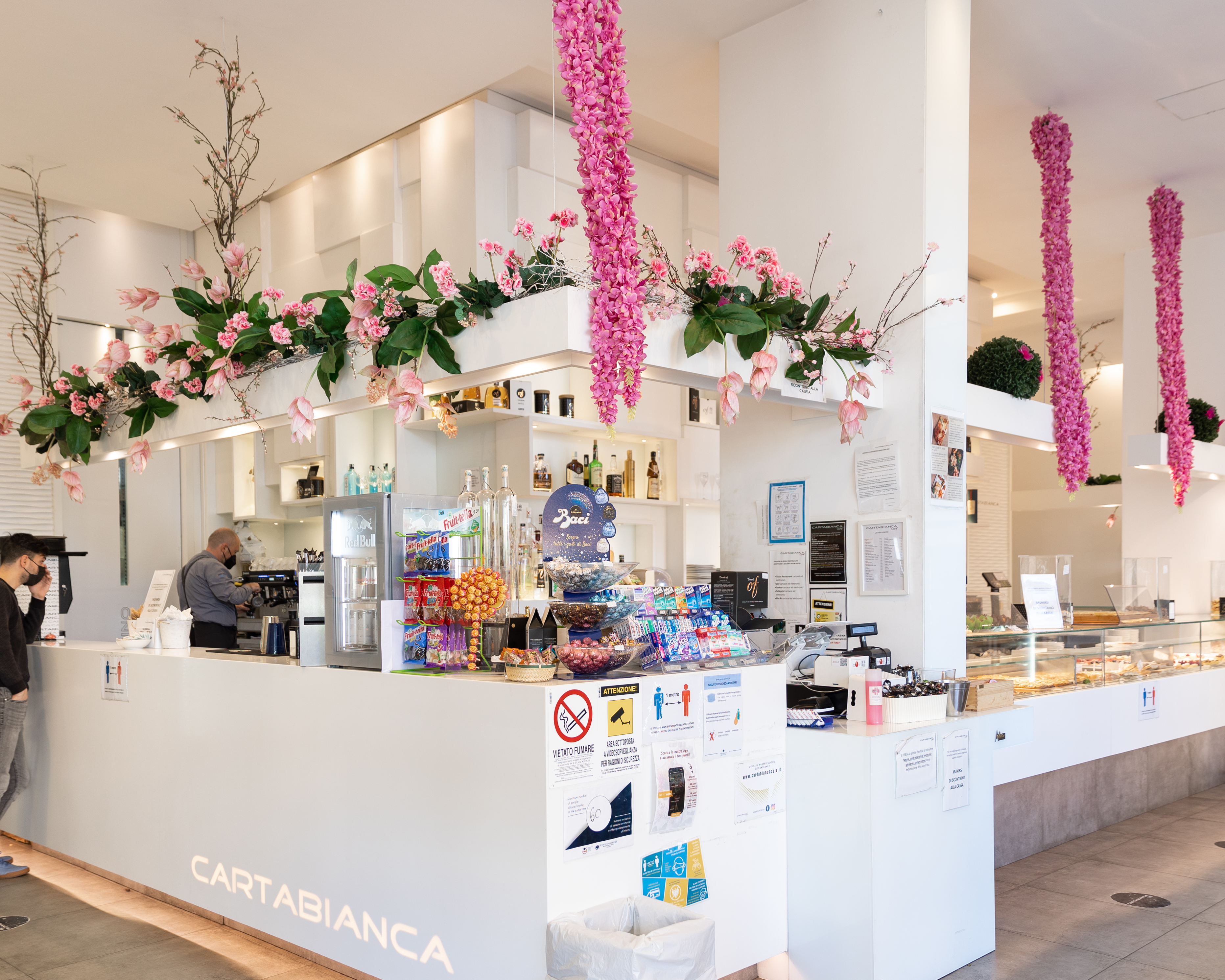 La sala di Cartabianca in via Panciatichi